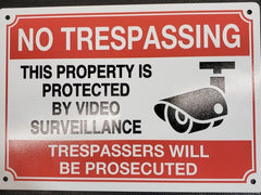 Generic / Unbranded Generic Unbranded 071120a Security Warning Sign 7x10