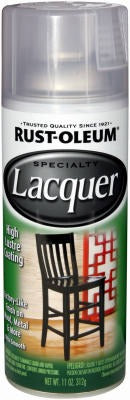 RUST-OLEUM Rust-oleum 1906-830 Clear Lacquer Spray Paint 11 Oz