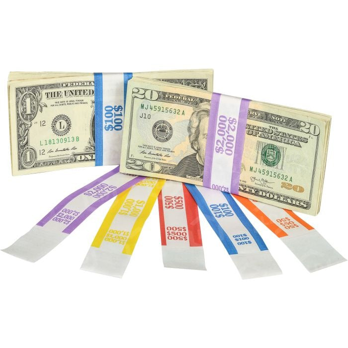 SPARCO Sparco SPRBS50WK Kraft ABA Bill Straps 1000 Pack