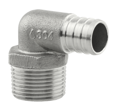 PLUMBEEZE Plumbeeze PE-PS-ME05 Pex x MPT 90° Elbow 1/2 in