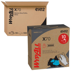 KIMBERLY-CLARK Wypall 41412 X70 Pop-up Shop Towels 100 Sheets Blue