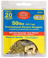 HILLMAN Hillman Fasteners 535892 Brass Picture Hangers 50 Lb 20 Pack
