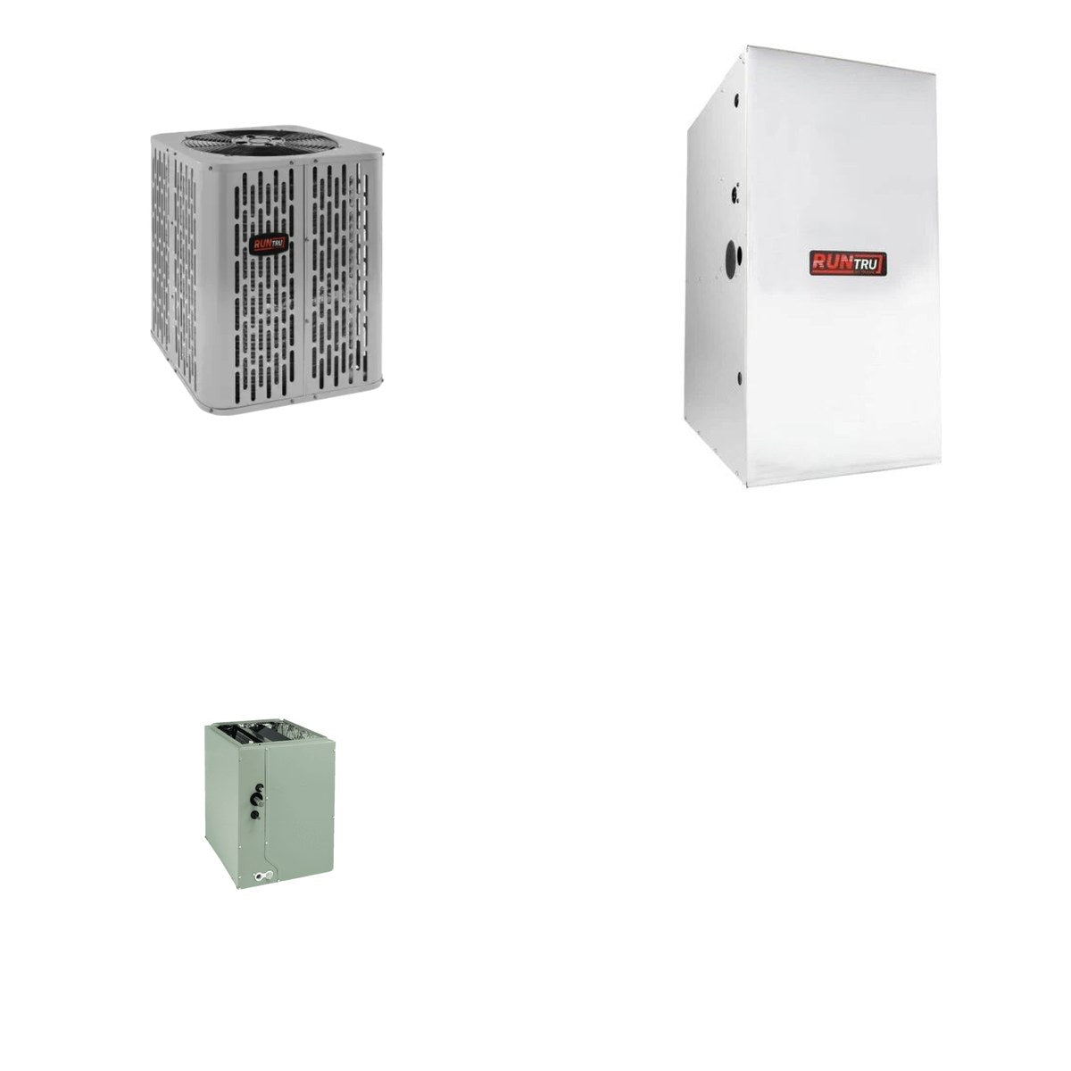 TRANE TRANE 36000 BTU R-454B 15 SEER2 Central Heat Pump + Furnace + Coil