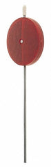 PETERSON MANUFACTURING Peterson 461R Red Round Reflector 3 Inch Post Mount