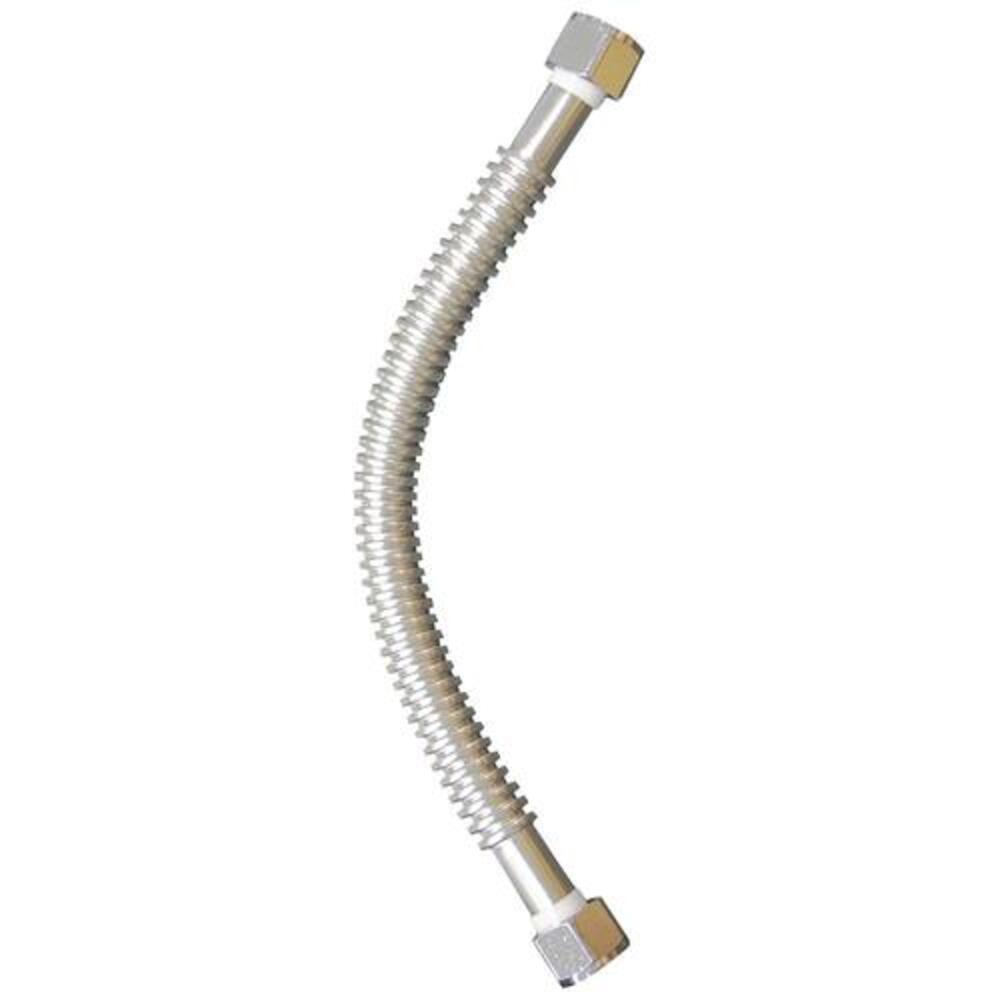 SIOUX CHIEF Sioux Chief 634-4F4F18 Corrugated Stainless Steel Connector 18 in (1 FIP x 1 FIP)