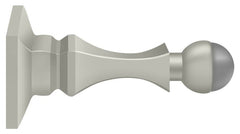 DELTANA Deltana BDH35U15 Baseboard Door Bumper Solid Brass Satin Nickel