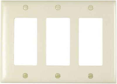 LEGRAND Pass Seymour TP263LACC12 3-gang Decorator Wall Plate
