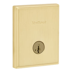 KWIKSET Kwikset 258TRCT-4S.STRKP Crosstown Smartkey Deadbolt Satin Brass