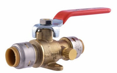 SHARKBITE Sharkbite 24615-0000LFA 1/2 Inch Ball Valve Drain Push Fit