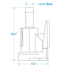 SEACHOICE Seachoice 50-20621 Deluxe Fuel Connector Hose Fitting (One Size/1 Pack)