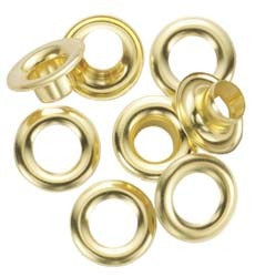 GENERAL FILTERS General 1261-2 Brass Grommet 3/8 in Id Uncoated