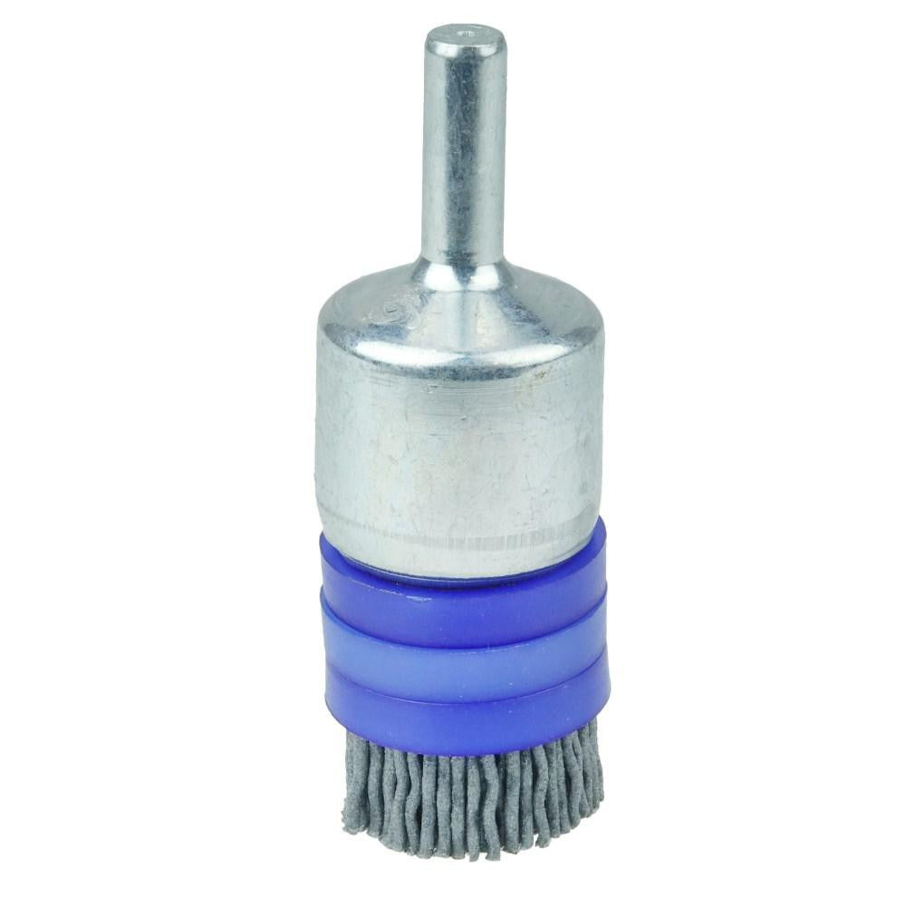 WEILER Weiler 11166 End Brush 3/4 in Nylon Crimped 120 Grit