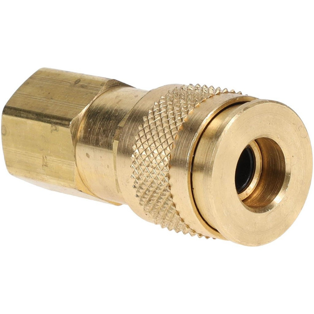 PARKER Parker UC-251-6FP Pneumatic Coupler 1/4 in Brass