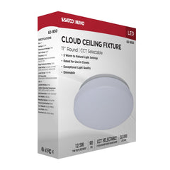 SATCO-NUVO Satco Nuvo 62/1850 11 inches Led Cloud Fixture 12.5W (11 in) 62-1850