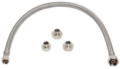 HOMEWERKS WORLDWIDE Homewerks 7223-48-38-5 Faucet Connector 48 in Ss