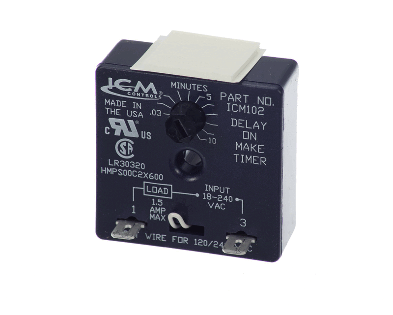 TRANE Trane ICM102B Delay-on-make timer 18-240 VAC (Each) TRNTMR00157