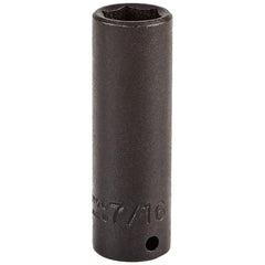 PROTO Proto J6514H Impact Socket 1/4 in Drive 7/16 in 6-point