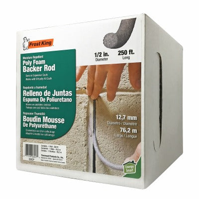 FROST KING Thermwell C22CP Caulk Saver Backer Rod 0.5 in X 250 Ft