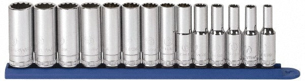 GEARWRENCH Gearwrench 80562 14pc 3/8 in Drive Metric Deep Socket Set