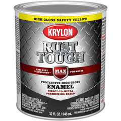 KRYLON Krylon K09713008 Brush-on Anti-rust Paint 1 Qt Safety Yellow