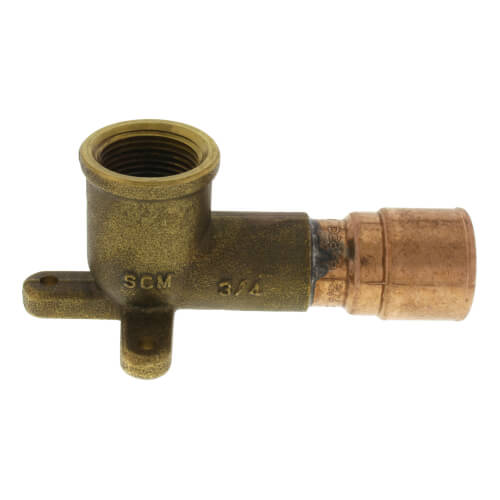 SIOUX CHIEF Sioux Chief 647-C3E 3/4 in. FIPS x Solvent Weld Brass Elbow