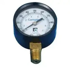 CAMPBELL Campbell pg1t-nl Brass Pressure Gauge 100 Psi Lead-free