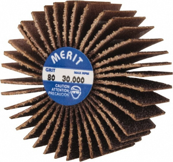 MERIT Merit Abrasives 08834132002 Mounted Flap Wheel 80 Grit