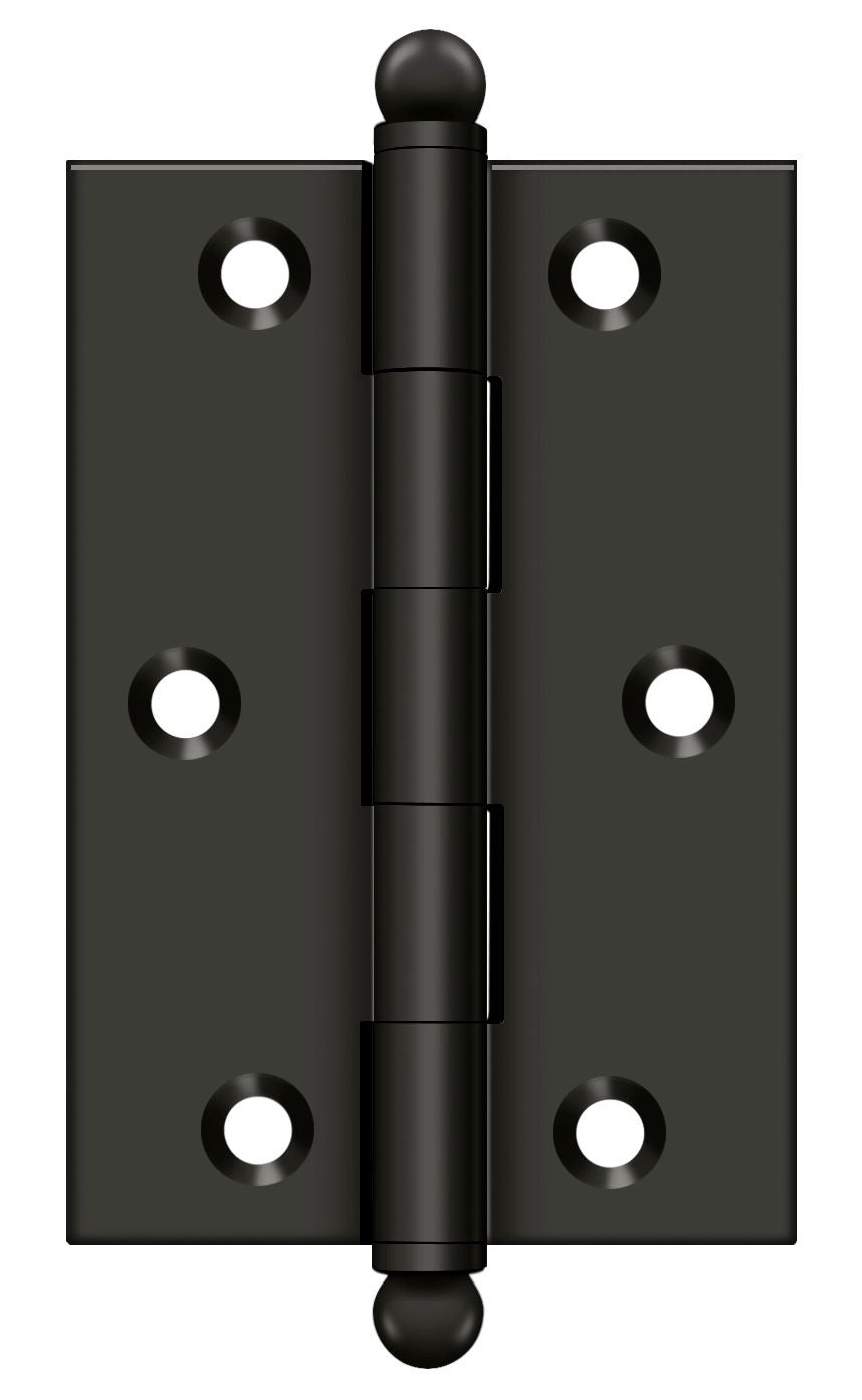 DELTANA Deltana CH3020U10B Hinge Ball Tips 3x2 in Oil Rubbed Bronze
