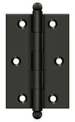 DELTANA Deltana CH3020U10B Hinge Ball Tips 3x2 in Oil Rubbed Bronze
