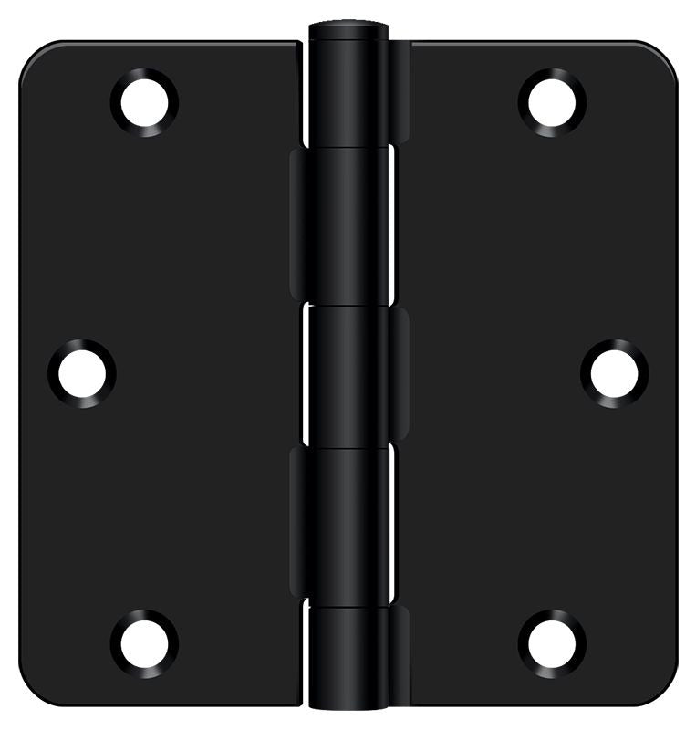 DELTANA Deltana S35R41B Radius Corner Door Hinge Flat Black