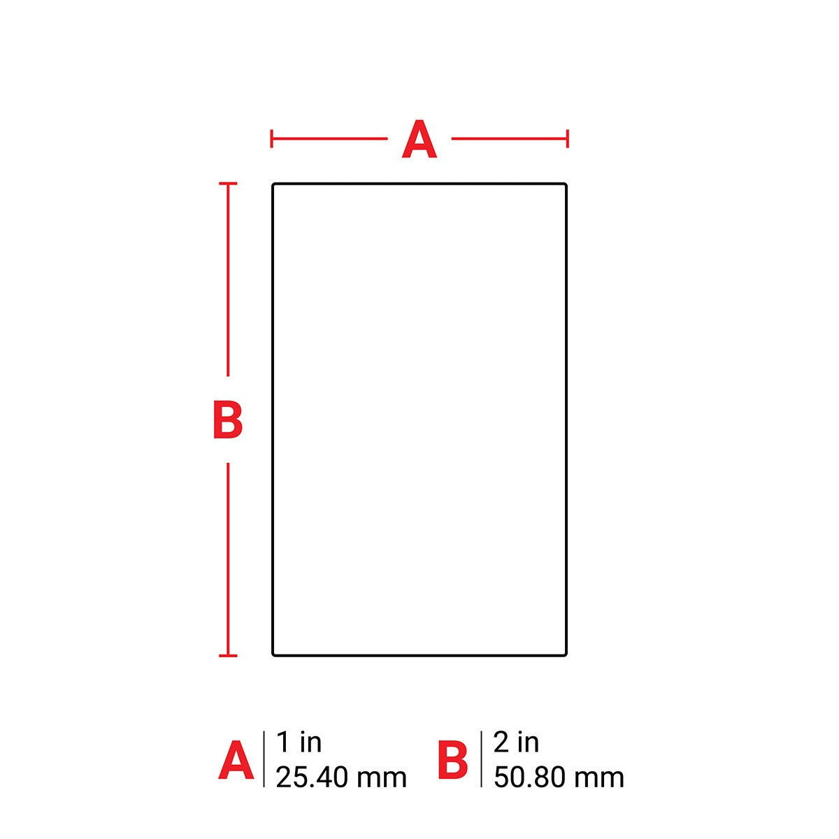BRADY Brady PTL-20-486 Label Polyester (2 in x 1 in, 100 per roll) M6-20-486