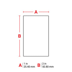 BRADY Brady PTL-20-486 Label Polyester (2 in x 1 in, 100 per roll) M6-20-486