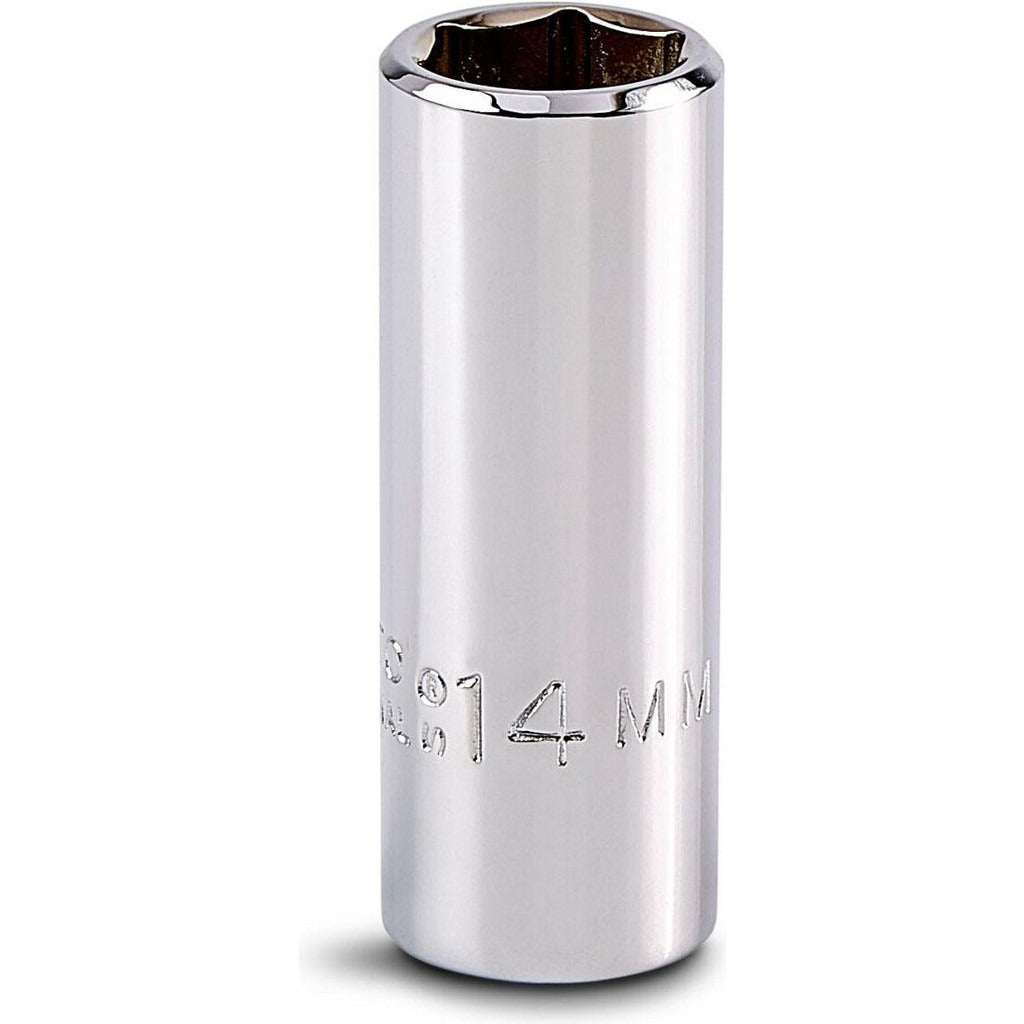 PROTO Proto J5014MH Deep Hand Socket 14mm 6-point 3/8 Drive