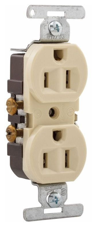 EATON Eaton 5270V-BU Straight Blade Standard Duplex Receptacle 15 A 125 V (Straight Blade) 5270V-BU