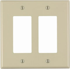 LEVITON Leviton Mfg Co R51-PJ262-00I 2G Midway Wall Plate 20PK
