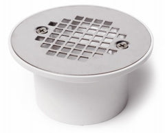 SIOUX CHIEF Sioux Chief Mfg Co. 840-2PPK Pvc Ss Screw Floor Drain