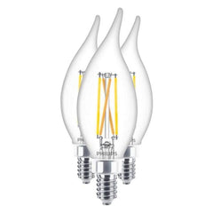 PHILIPS Philips 566653 BA11 Candelabra LED Bulb 2.3W (3 Pack)