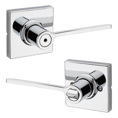 KWIKSET Kwikset 300LRLSQT-26 Ladera Privacy Door Lock Bright Chrome