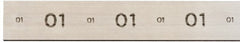 STARRETT Starrett 54337 O1 Tool Steel Flat Stock 5/32x8x36 in