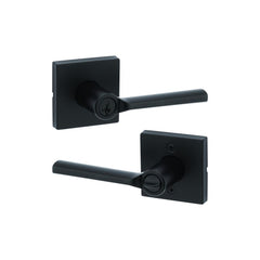 KWIKSET Kwikset 740LSLSQT-514S Lisbon Entry Lock Smartkey Matte Black
