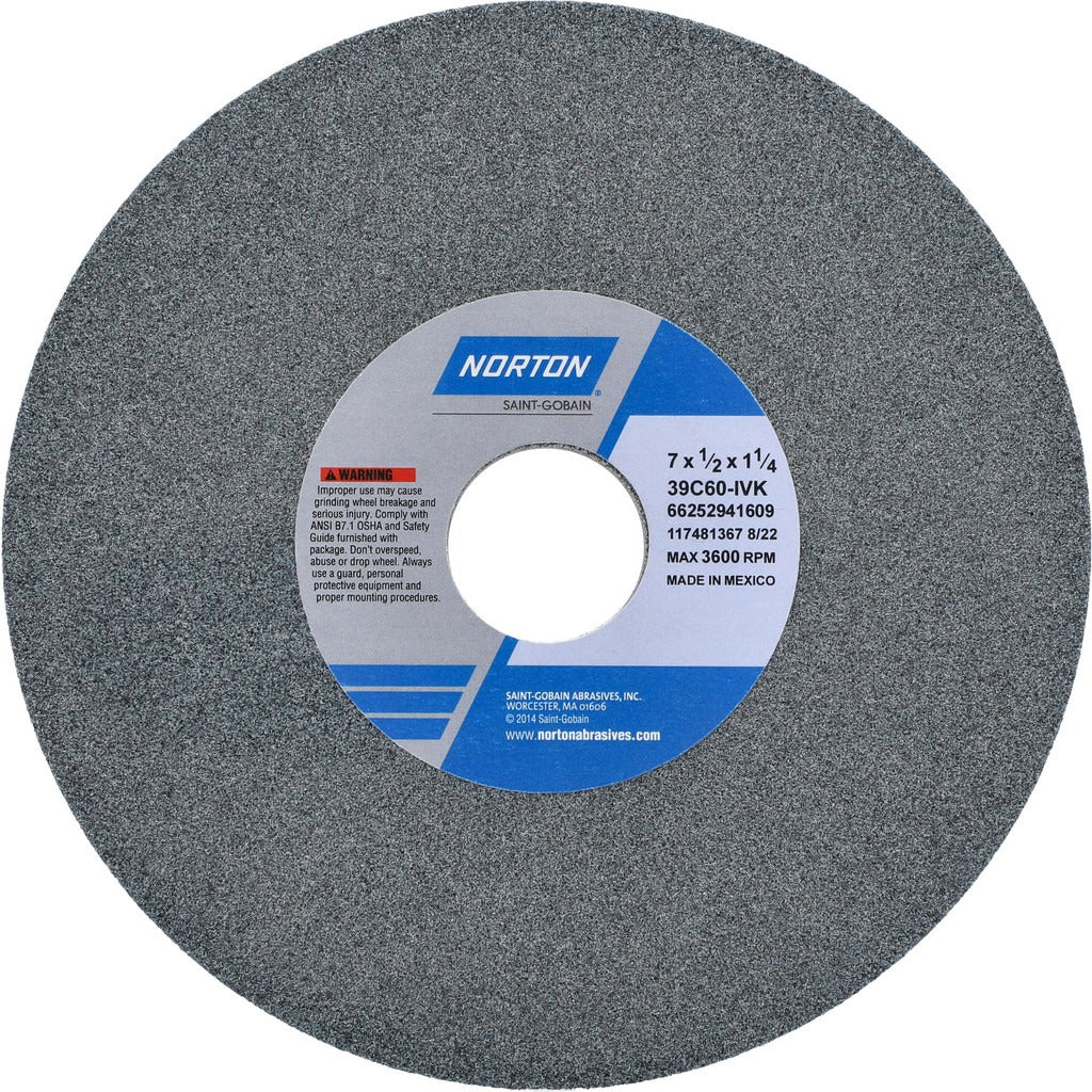 NORTON Norton 66252941609 Surface Grinding Wheel 7in 60 Grit