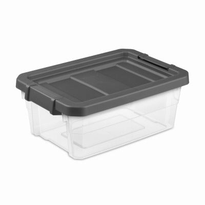 STERILITE Sterilite 14723V06 16 Qt Stacker Box with Lid 6 Pack