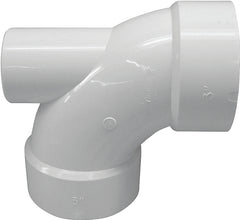 IPEX Ipex 192245 3 inch x 3 inch x 2 inch PVC DWV 90-Degree Elbow with 2 inch Low Heel Inlet