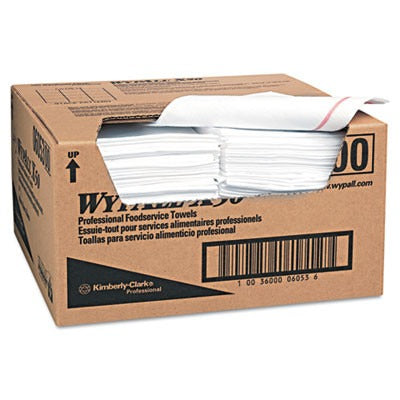 KIMBERLY-CLARK Kimberly-Clark KCC06053 Wypall Critical Clean Foodservice Cloths 12.5 x 23.5 (200/Carton)