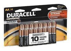 DURACELL Duracell MN1500B16Z Alkaline AA Batteries 1.5V (16 Pack) DURMN1500B16Z