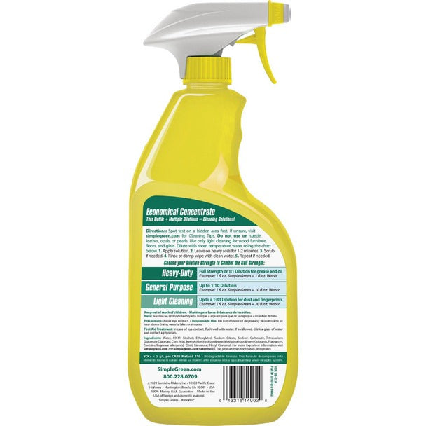 SIMPLE GREEN Simple Green 3010101214002 Lemon All-Purpose Cleaner 24 oz