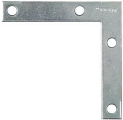 NATIONAL HARDWARE National Mfg N113-969 Flat Corner Iron 3 in Zinc 4 Pack
