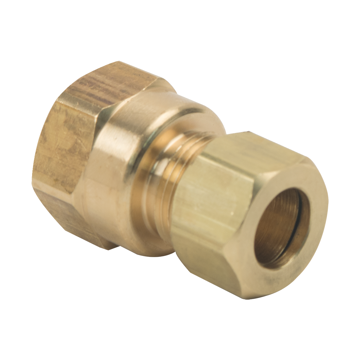BRASSCRAFT BrassCraft 66-6-6X 3/8 in. OD Tube x FIP Brass Adapter
