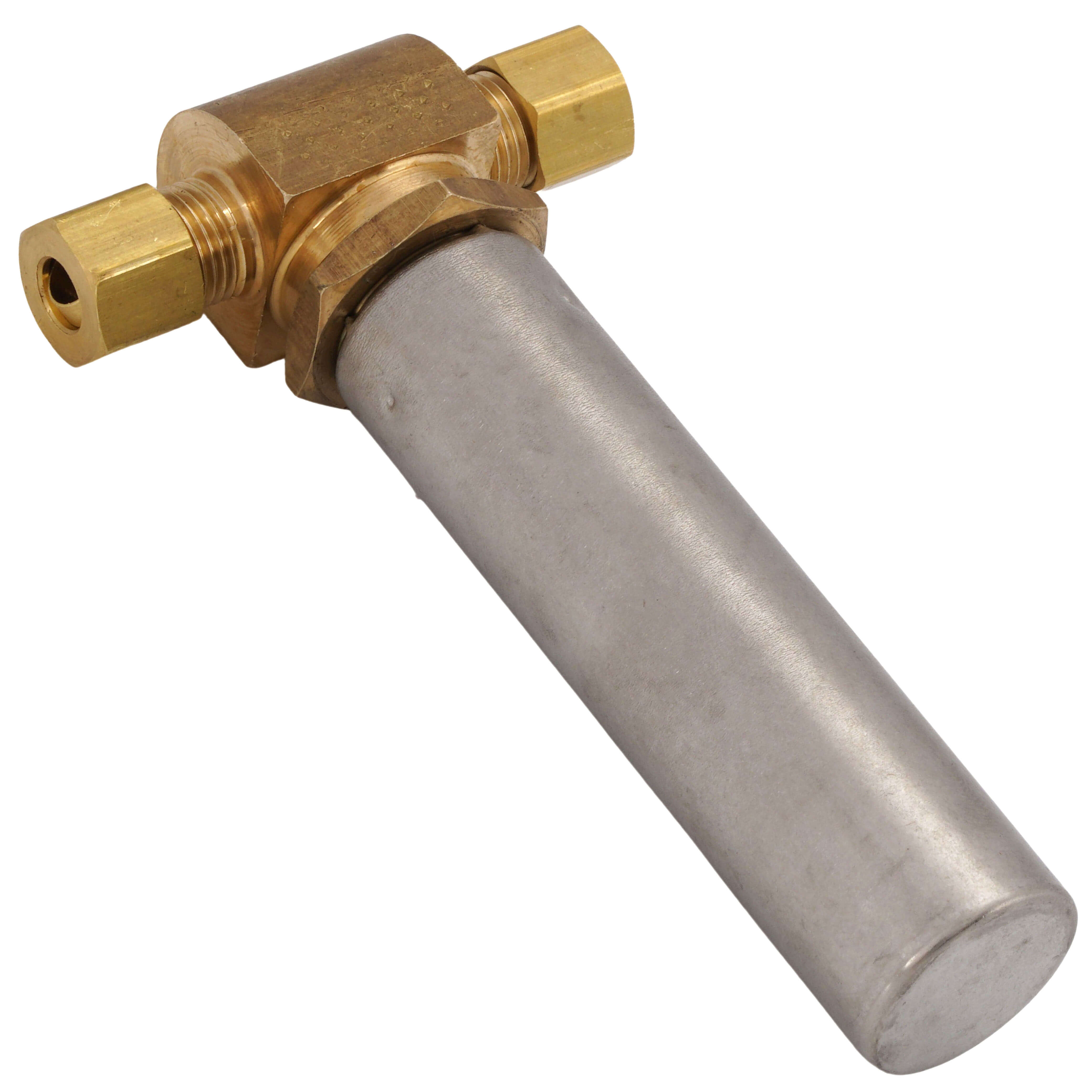 SIOUX CHIEF Sioux Chief 660-GTC0 Mini-Rester 1/4 in. Stainless Steel and Plastic OD Compression Water Hammer Arrestor