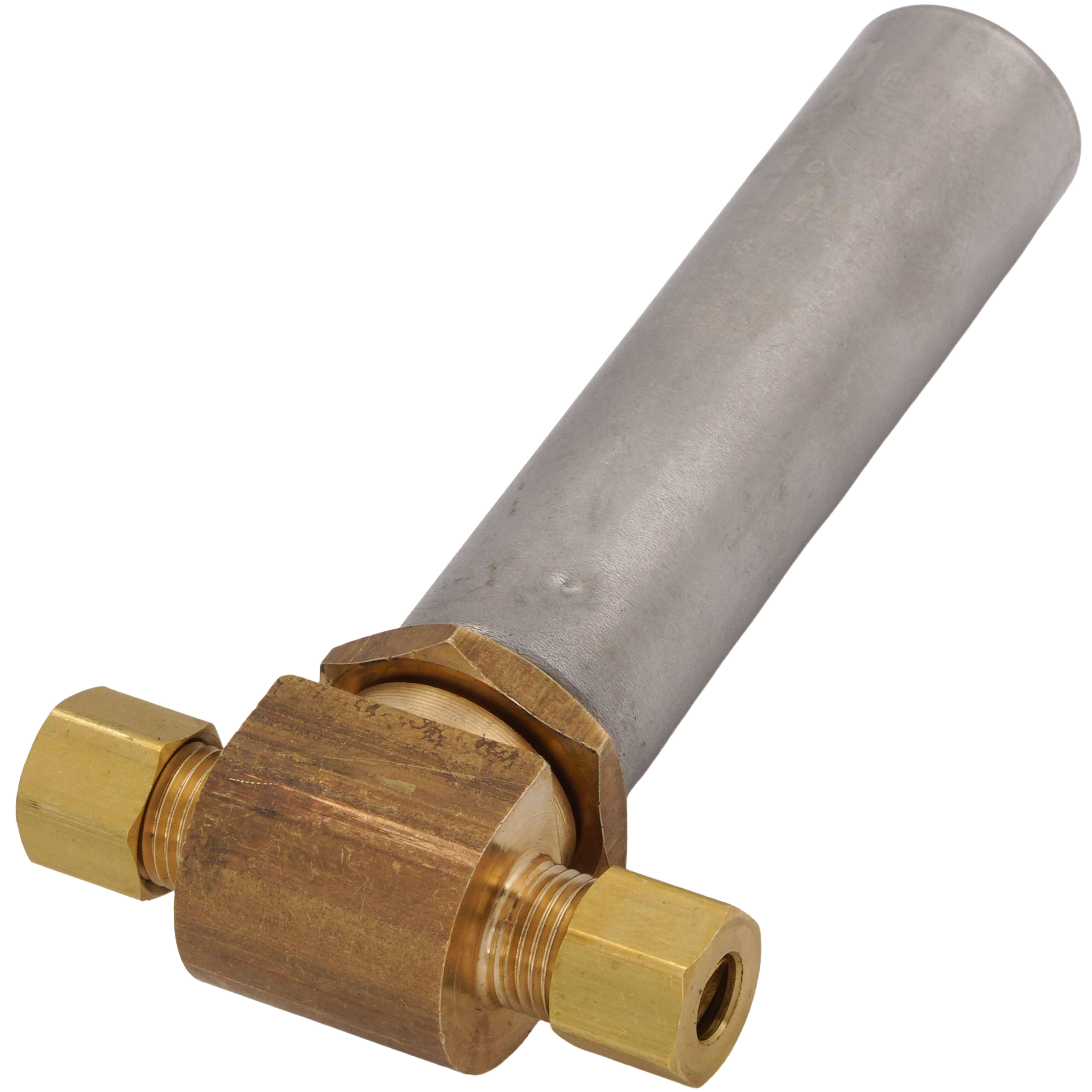SIOUX CHIEF Sioux Chief 660-GTC0 Mini-Rester 1/4 in. Stainless Steel and Plastic OD Compression Water Hammer Arrestor